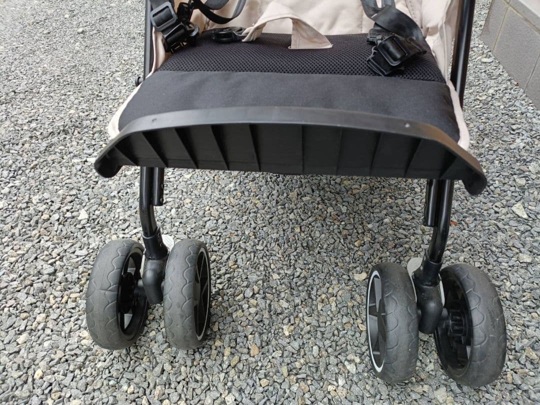 KATOJI カトージ　2人でゴー ベージュ 2人乗り用ベビーカー　リアシート付