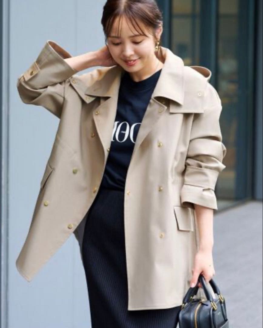 Noble ノーブル　ウインドプルーフテントシルエットブルゾン