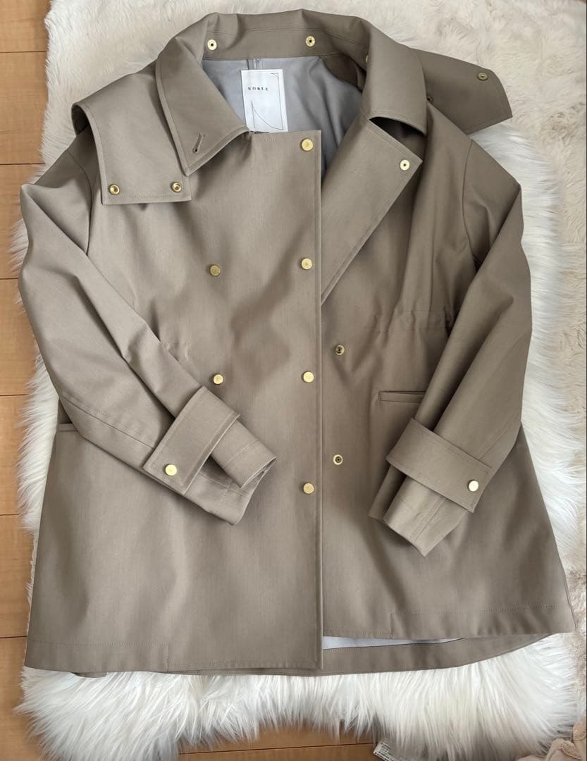 Noble ノーブル　ウインドプルーフテントシルエットブルゾン