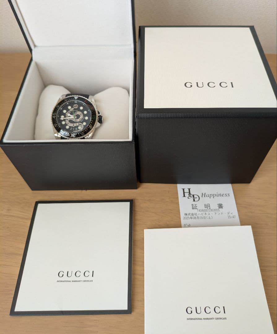 最終価格【美品】GUCCI DIVE スネークダイバーウォッチ