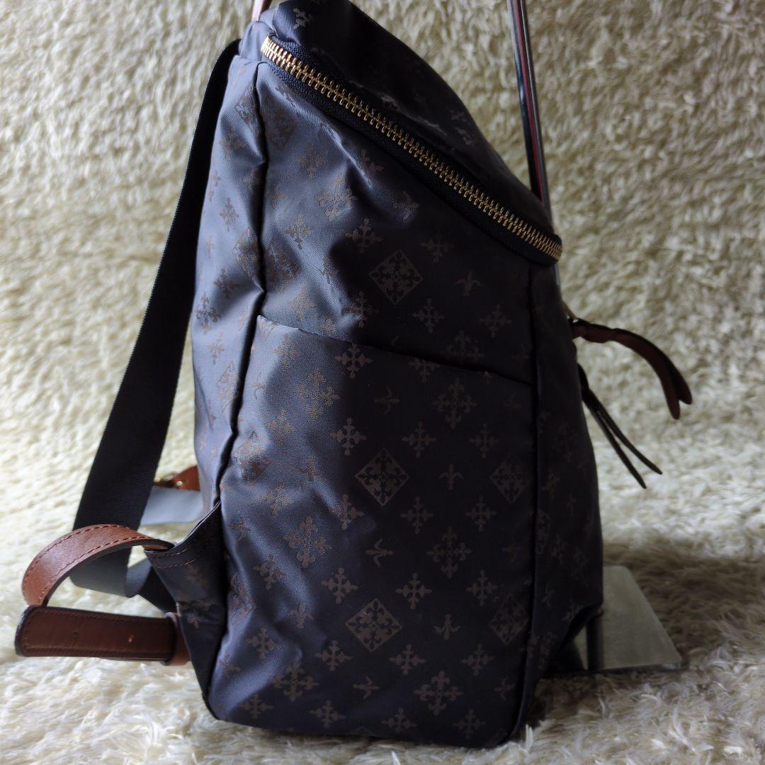 russet　ラシット　総柄　バックパック　ナイロン×レザー　リュック