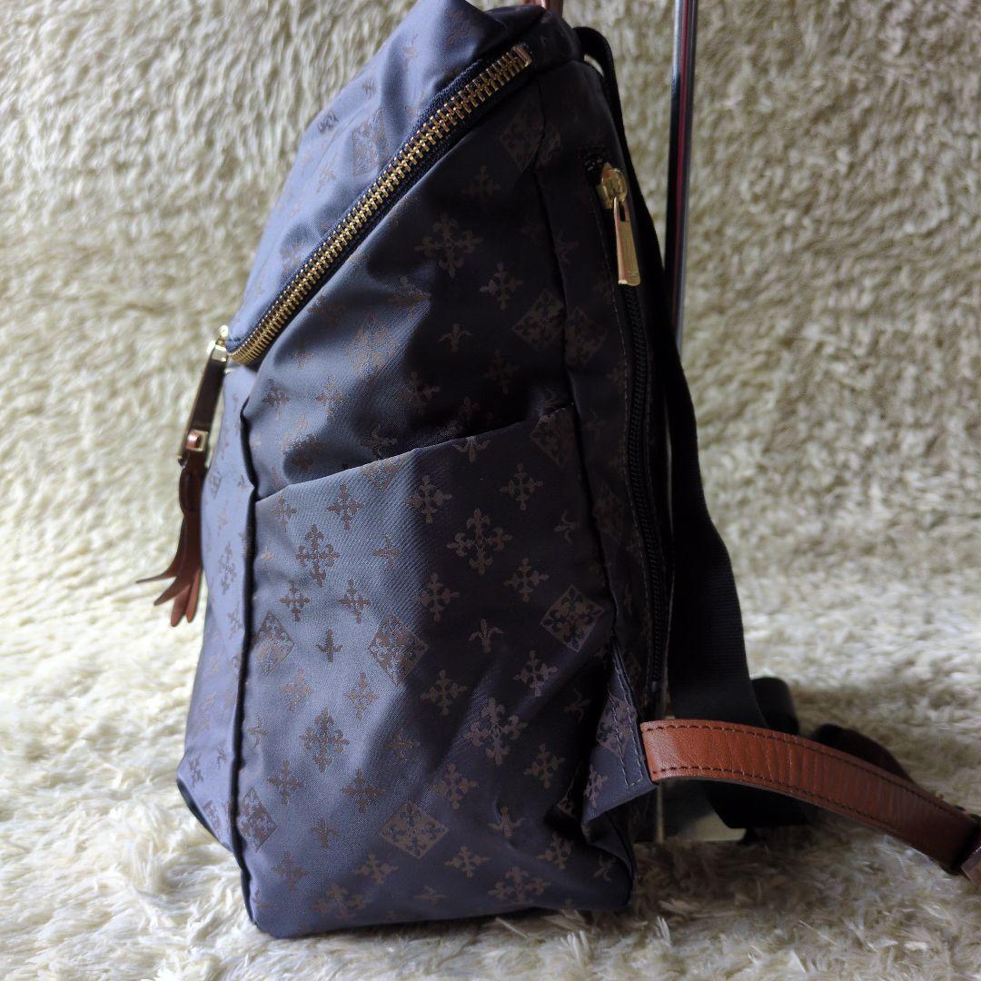 russet　ラシット　総柄　バックパック　ナイロン×レザー　リュック