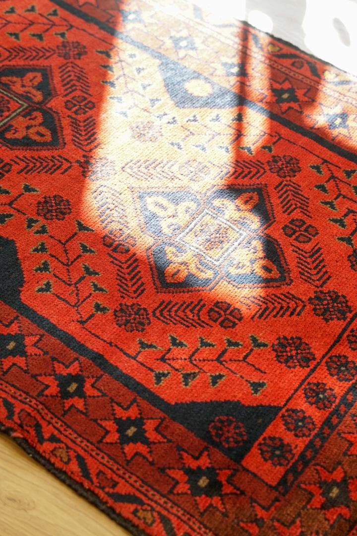 Halo 194×83cm 手織り絨毯 カールモハメディ ランナー