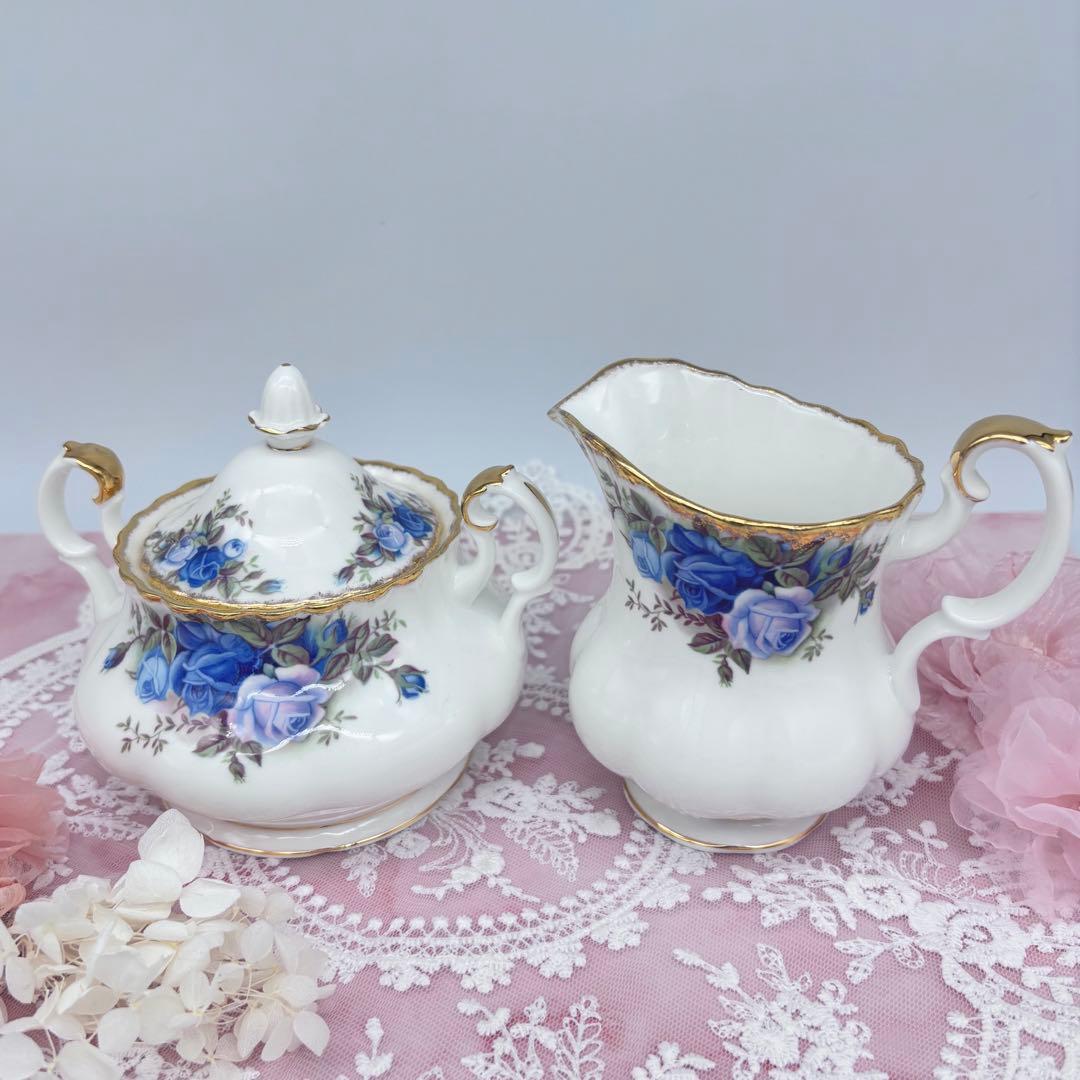   シュガーポット・クリーマー 廃盤　ブルー　ムーンライト