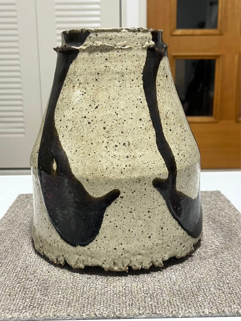 古琉球 人間国宝 古美術 在銘 花器 花瓶 花入 昭和期