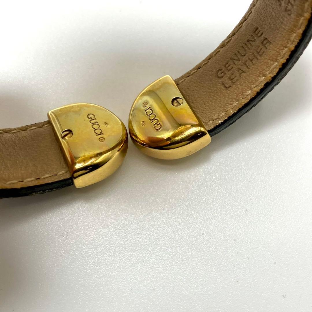 稼働 GUCCI グッチ 6600L ターングッチ Gロゴ 替えベルト 腕時計