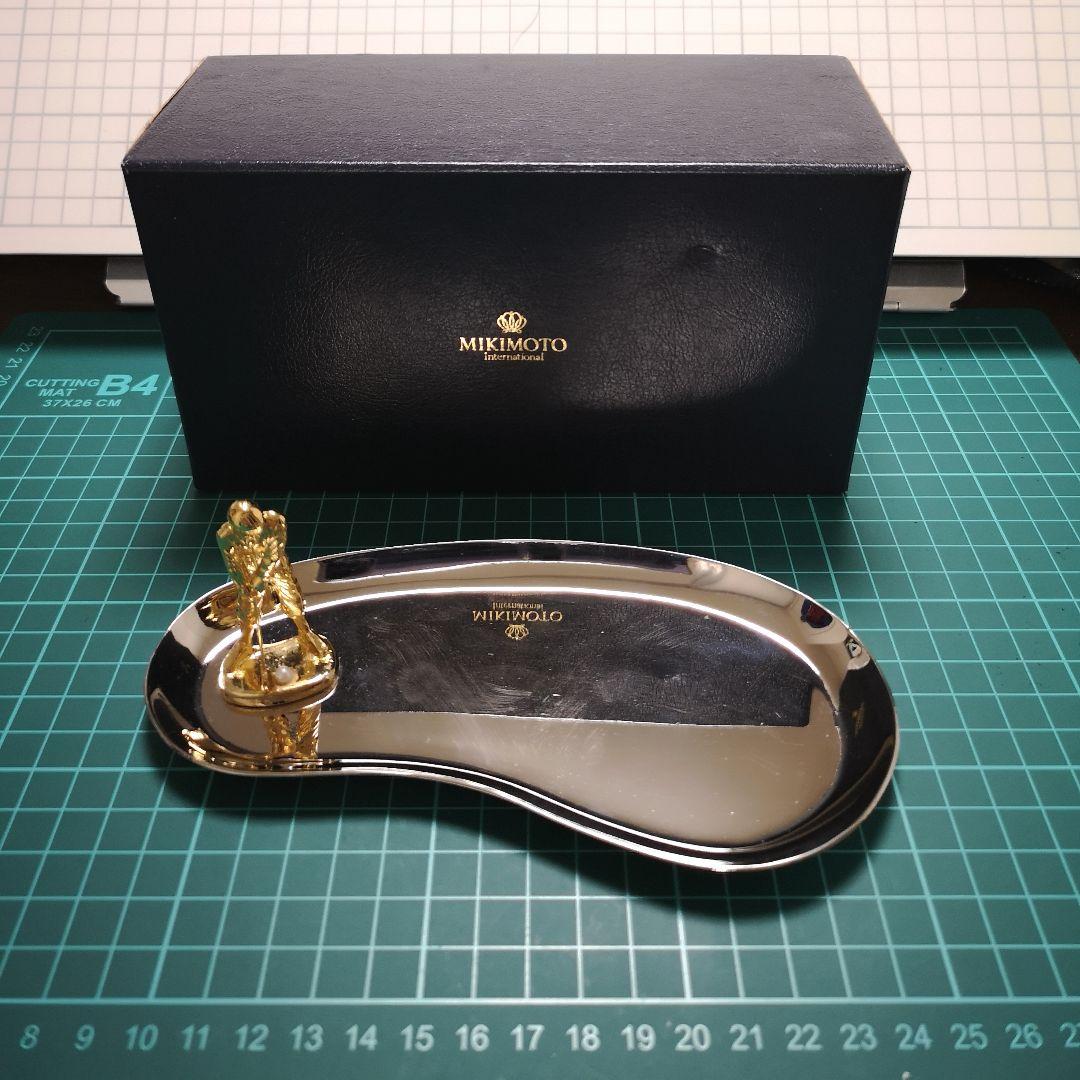 MIKIMOTO ジュエリートレイ ゴルフ パール付き ヴィンテージ【訳あり】