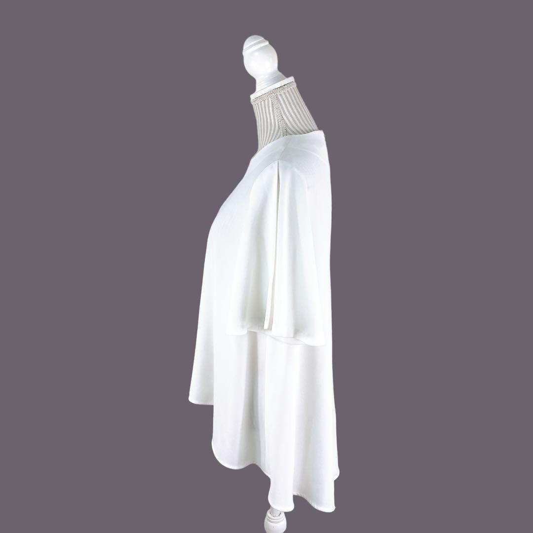 04T706☆ ENFÖLD プルオーバー Aライン ロングブラウス 春夏 M