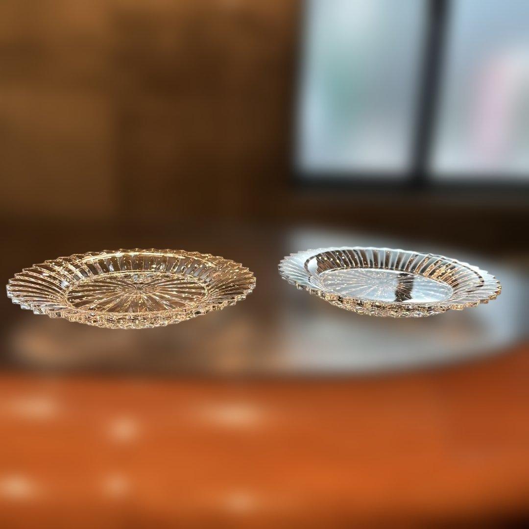 バカラミルニュイ 約21センチ位のお皿2枚組