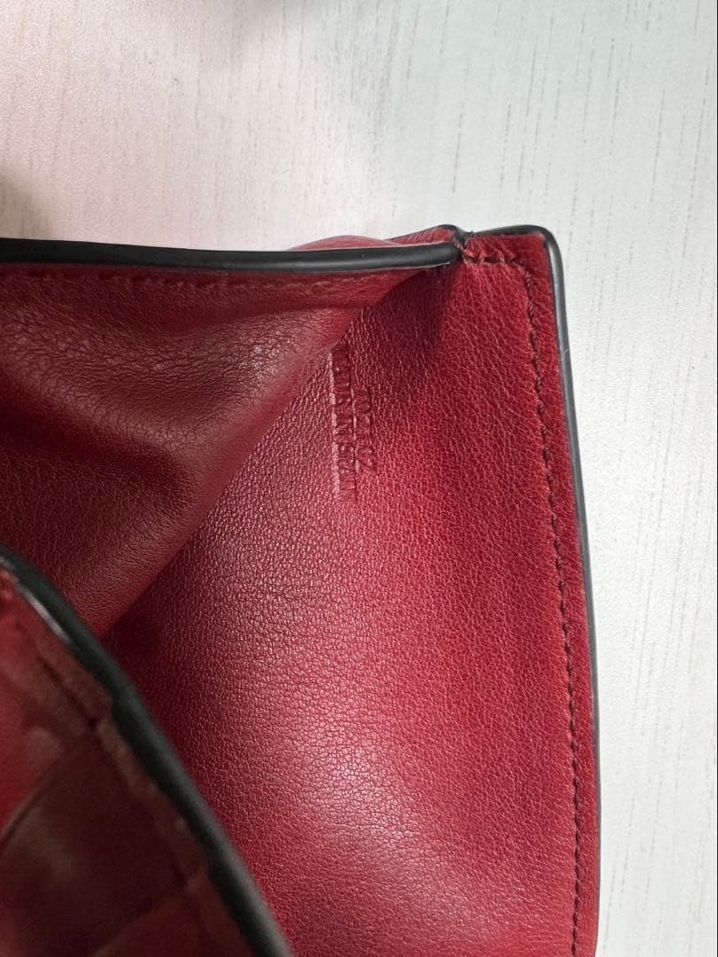 LOEWE 二つ折り財布 ブラウン コンパクト ウォレット