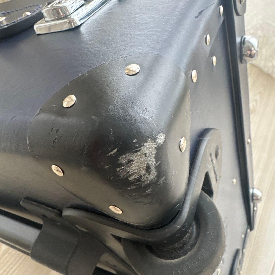 グローブトロッターGLOBE TROTTER オリジナル　スーツケース　ネイビー