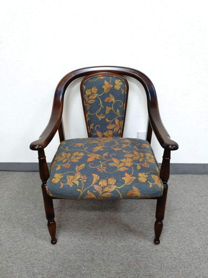 ヴィンテージ カリモク コロニアル アームチェア オールドカリモク ①