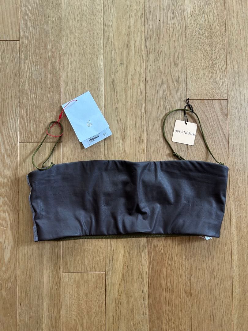 ＜OVERNEATH × 6＞BRA 033 LEATHERLIKE/ブラレット