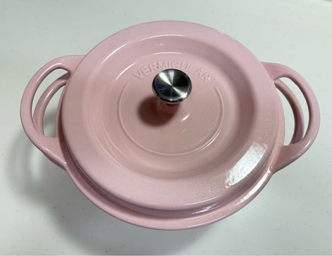 バーミキュラ VERMICULAR 22cm パールピンク 両手鍋