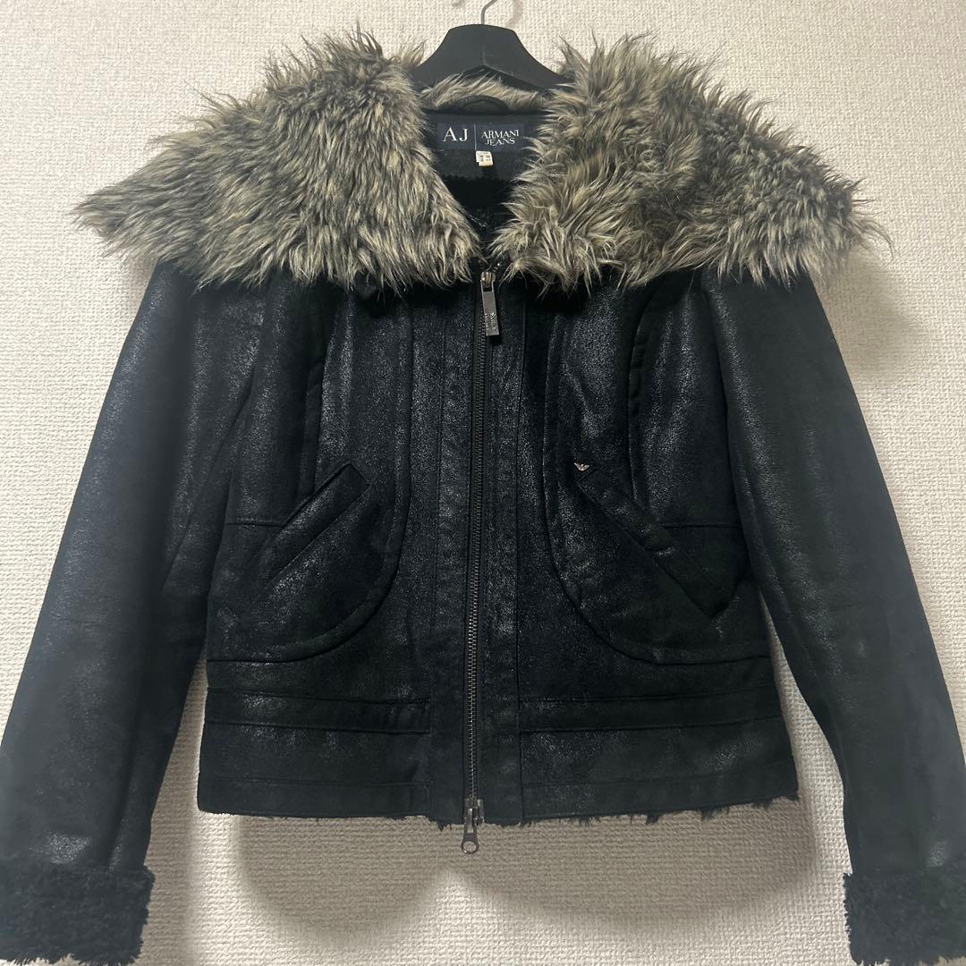 アルマーニ ARMANIファー ボア ジャケット