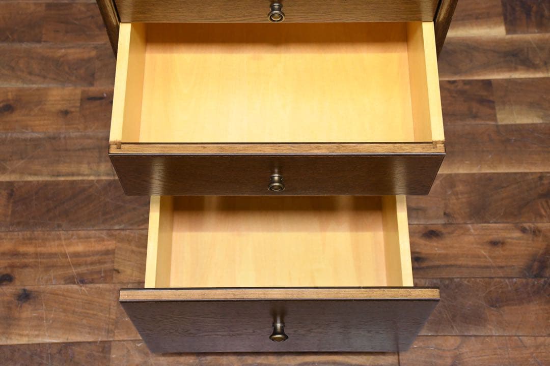 EGK29 塗師 勝山 木地師 由香 焼印有り ジュエリーチェスト キャビネット