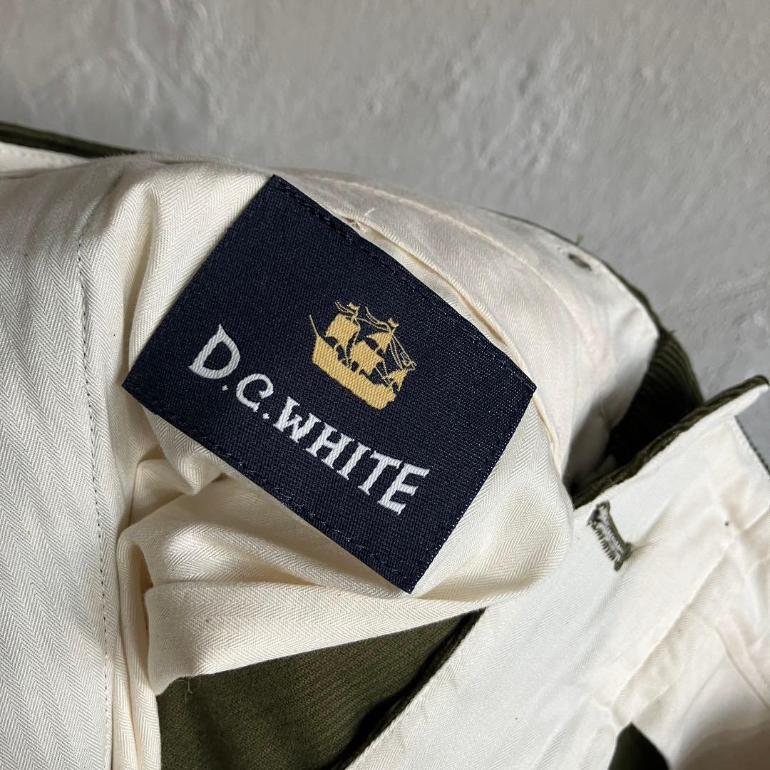 新品 D.C.WHITE BOSTON CORDUROY オリーブ 46