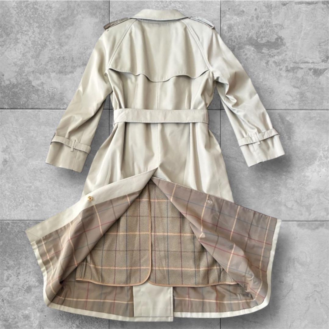 メイ様美品✨Burberrys 白タグ トレンチコート ライナー付きノバチェック