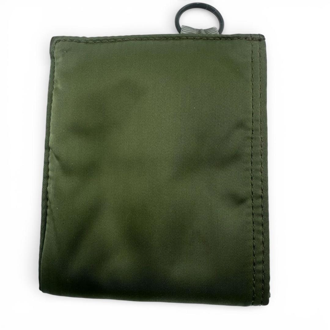 希少カラー✨極美品✨ポーター　タンカー　二つ折り財布　セージグリーン　吉田カバン
