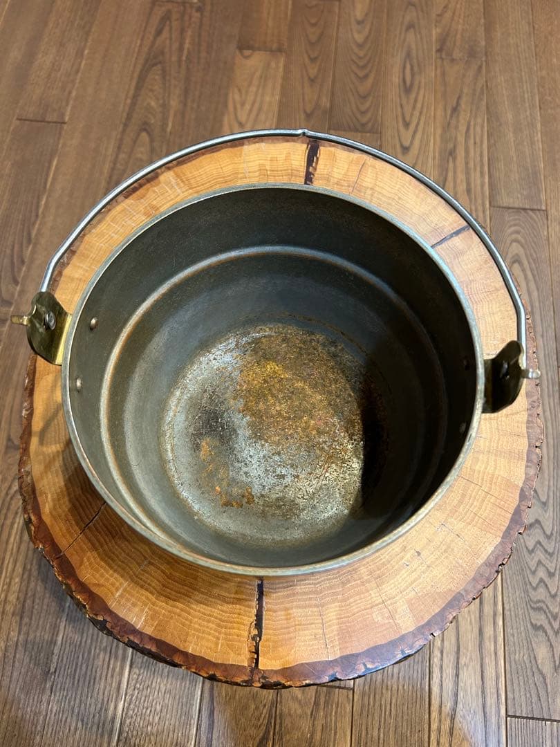 旧ロゴ　ファイヤーサイド　コッパーオークポット