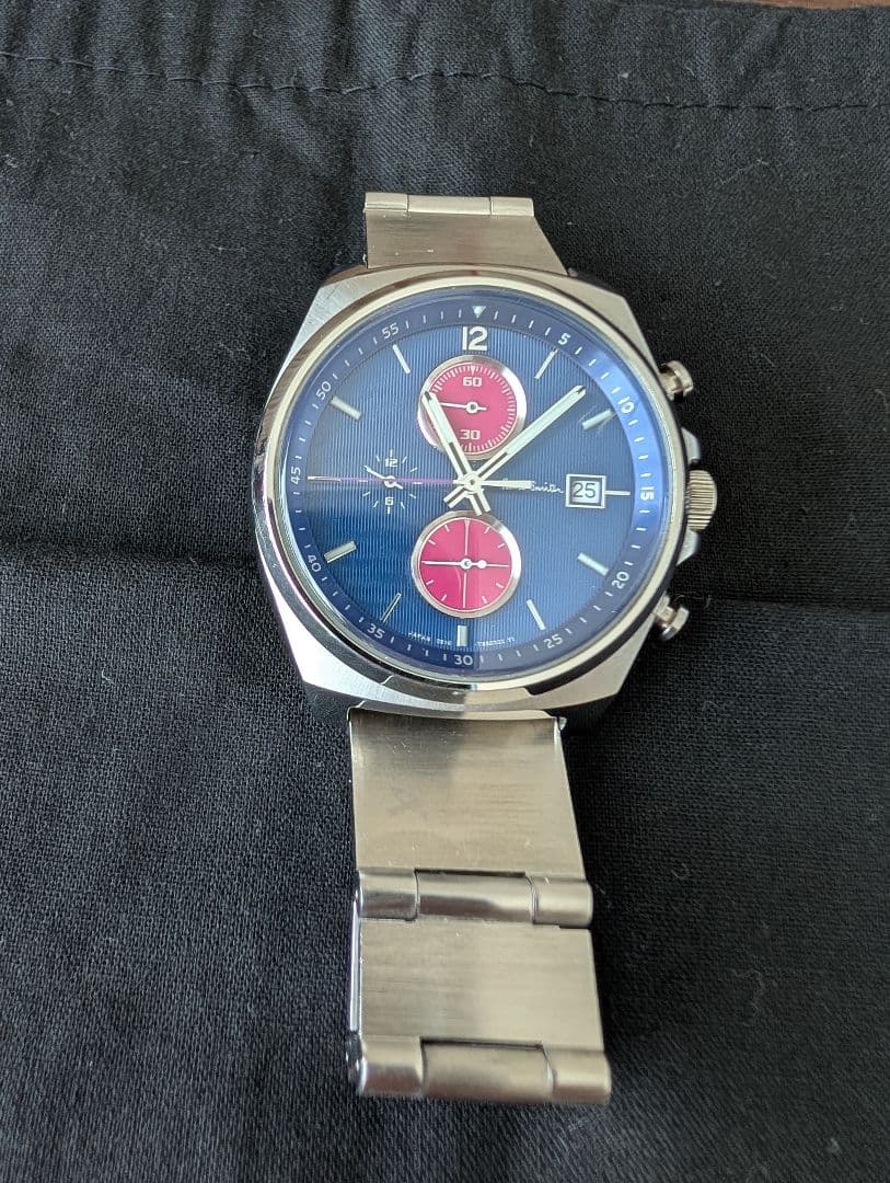 Paul Smith Chronograph ネイビーピンク