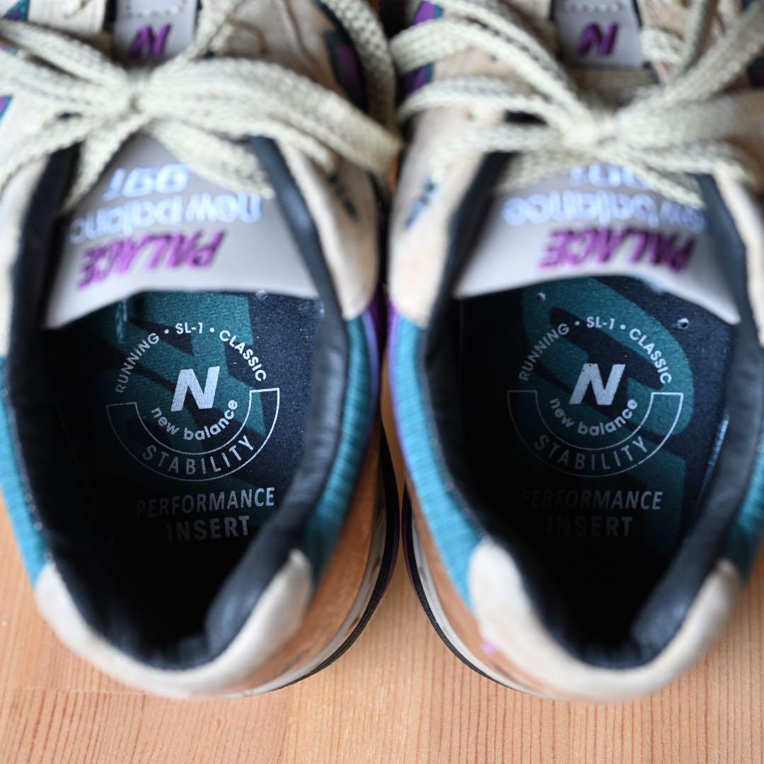 美品 Palace × New Balance 991