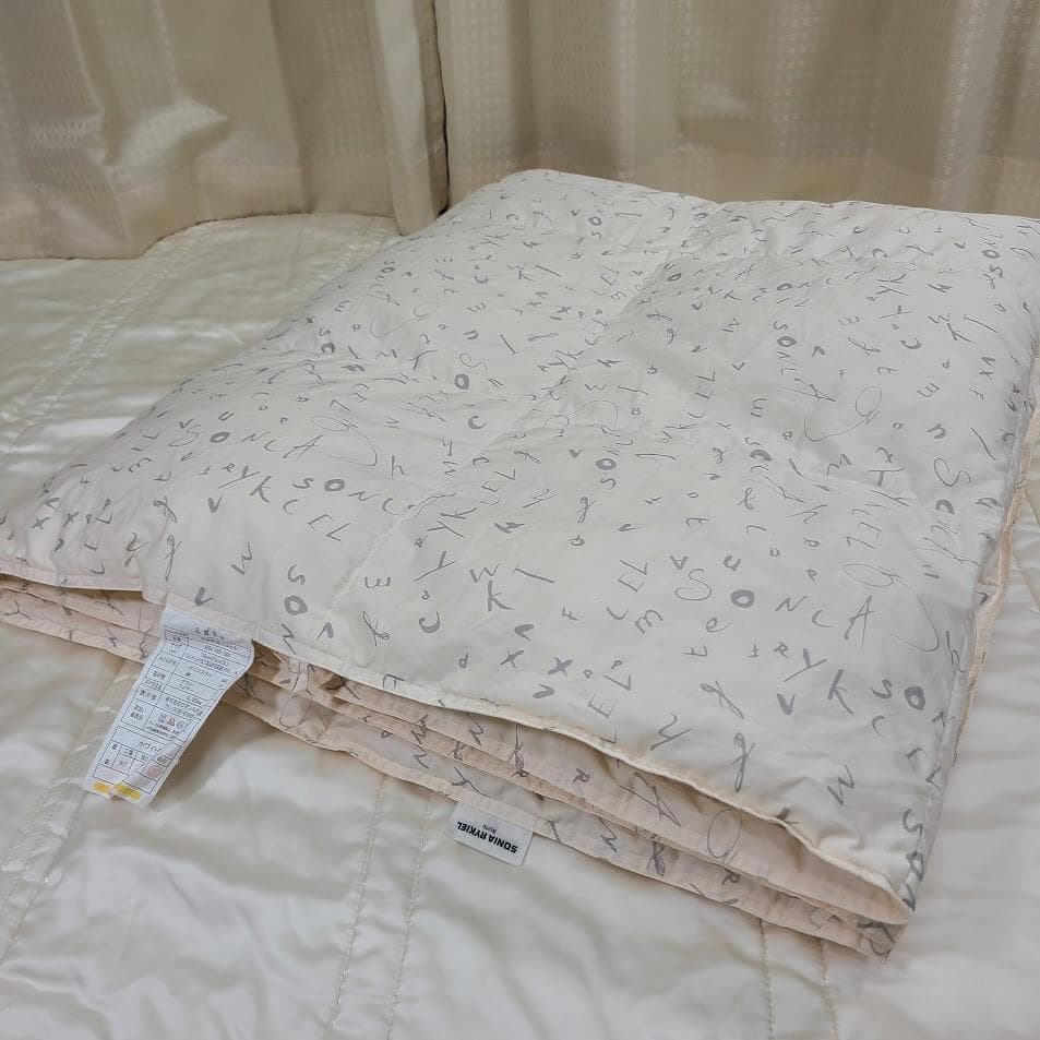 ロマンス小杉 SONIA RYKIEL 肌掛け羽毛布団ダウンケット◇シングル