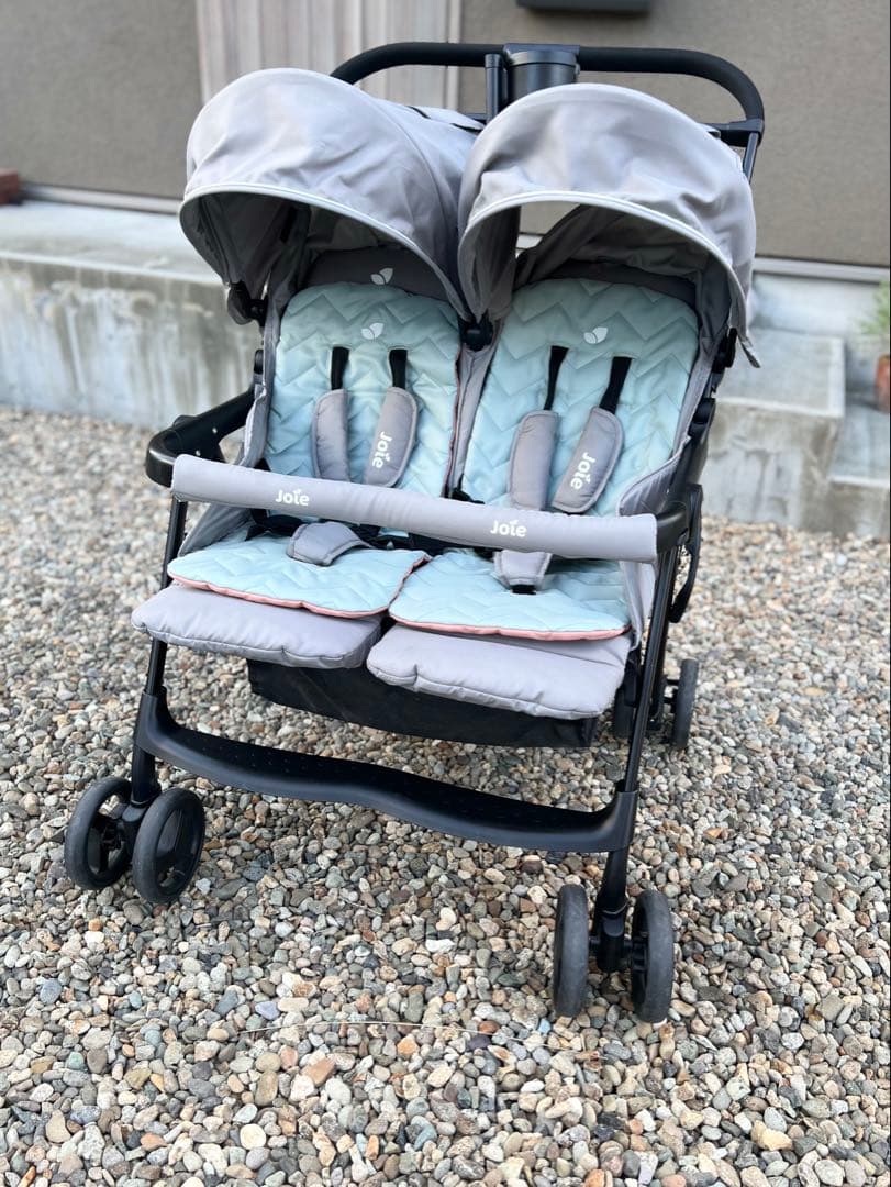 【美品】 joie ジョイー　エアツイン　ネクター&ミネラ　ベビーカー　二人乗り