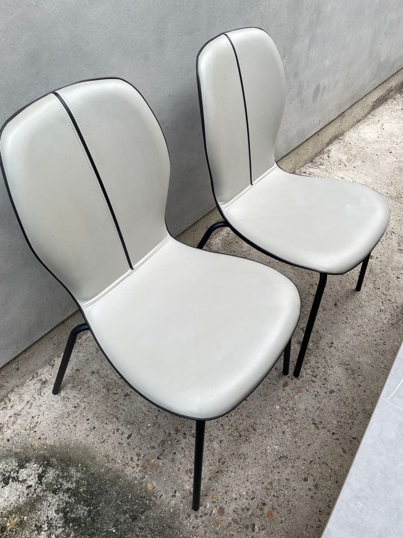 近隣配達可能　美品　インテリア岩永　セラミック製　ダイニングセット