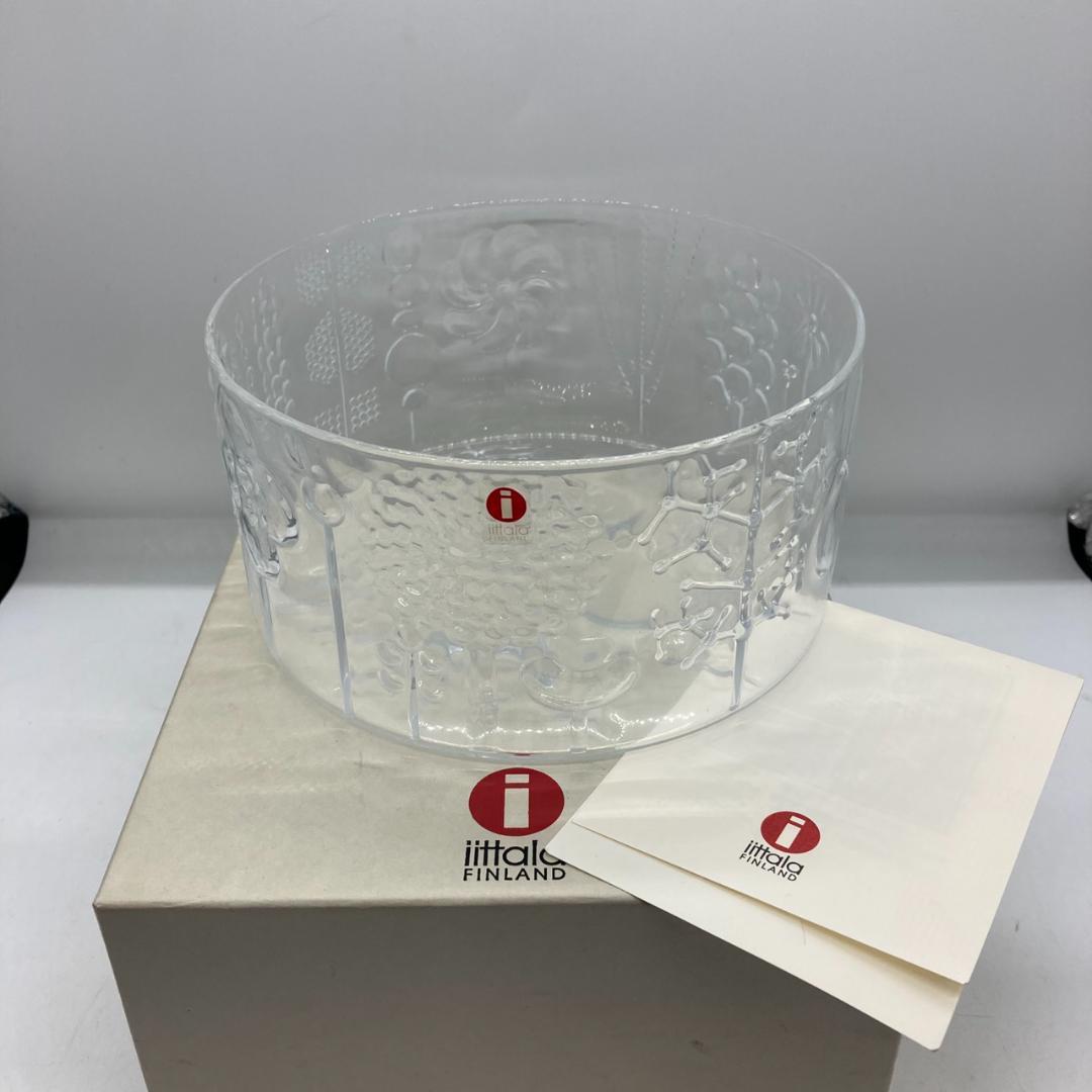 ▼ イッタラ　フローラ　ガラスボウル　15ｃｍ　箱付き