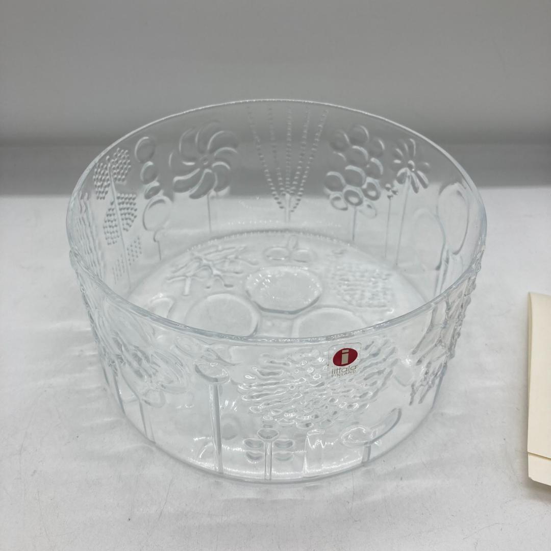 ▼ イッタラ　フローラ　ガラスボウル　15ｃｍ　箱付き