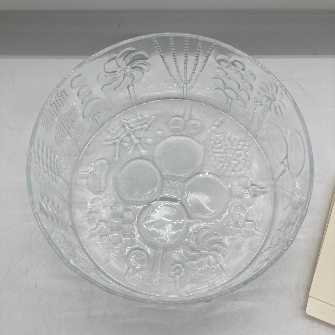 ▼ イッタラ　フローラ　ガラスボウル　15ｃｍ　箱付き