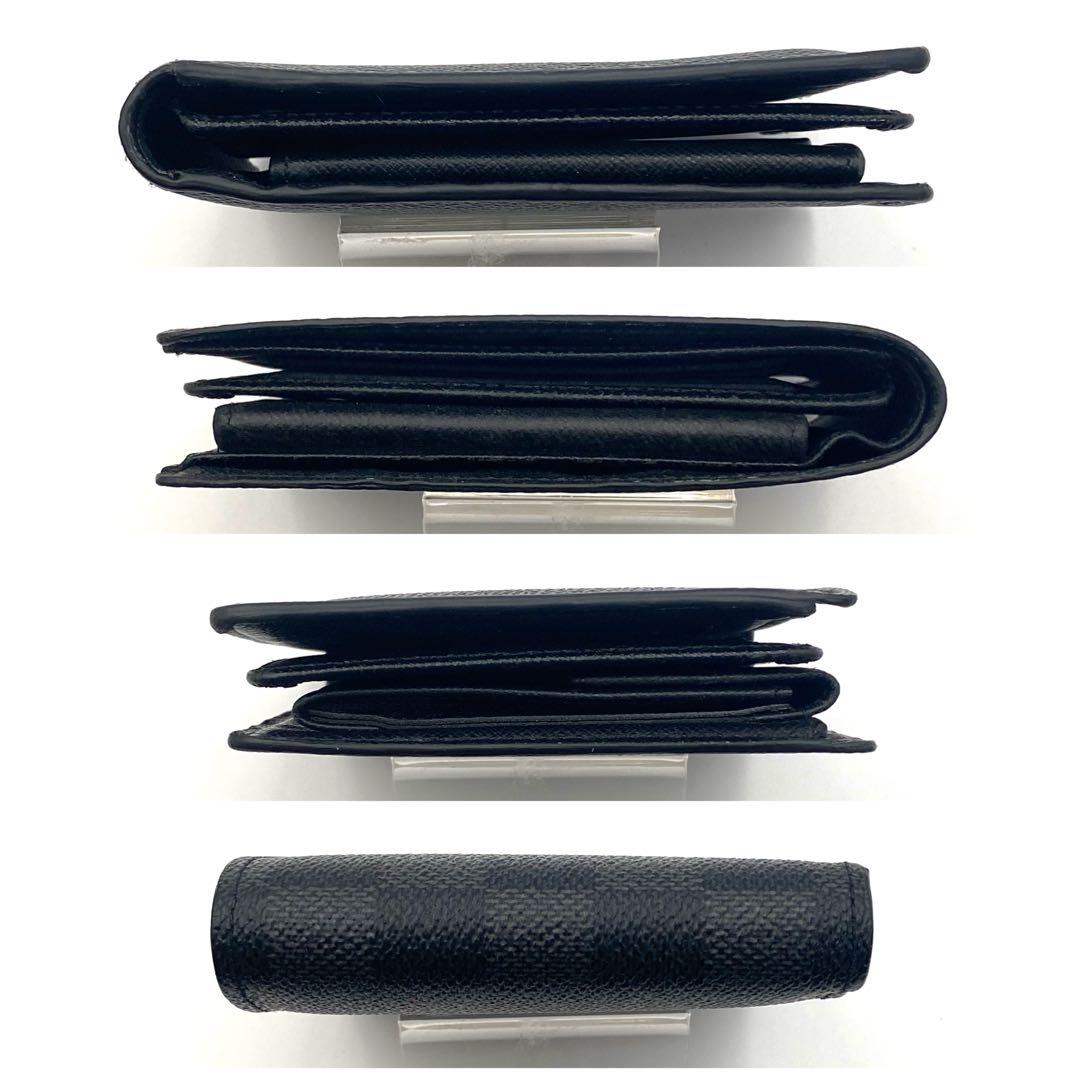 Pess様 ルイヴィトン ダミエ グラフィット ポルトフォイユ フロリン 二つ折