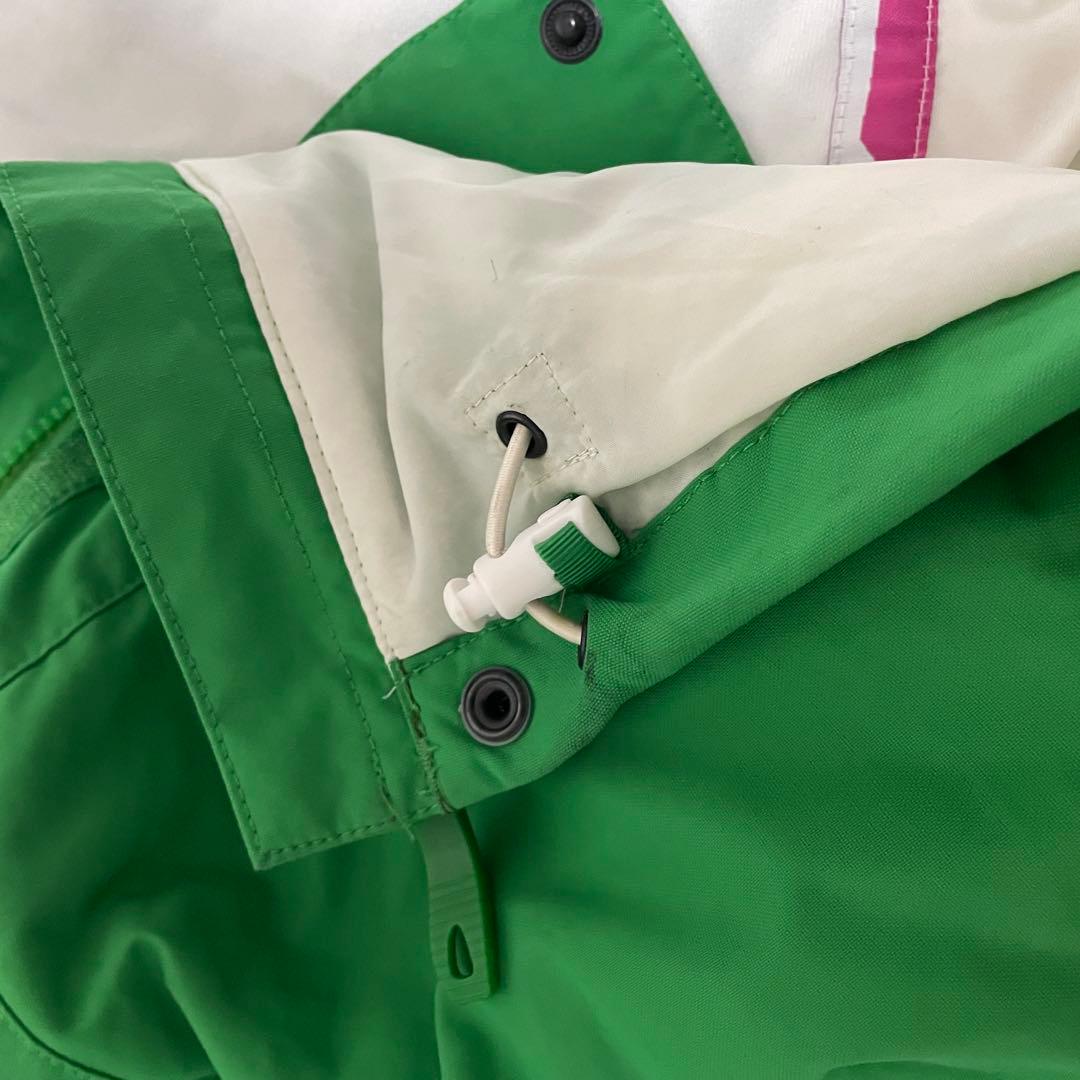 Burtonバートンスキーウェアスノーボードジャケットパーカーフード付緑グリーン