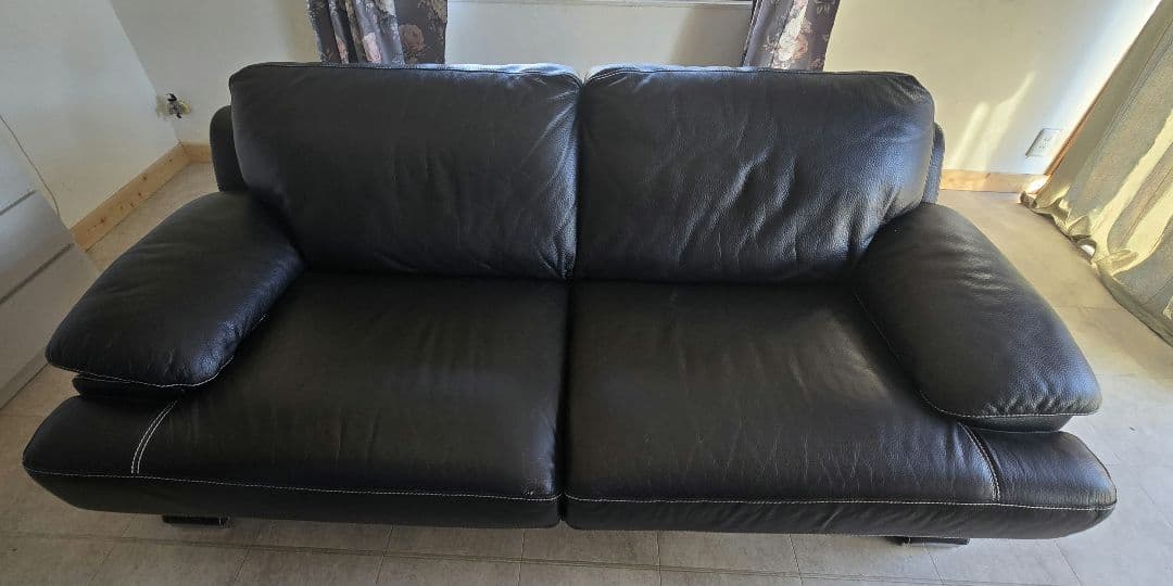 本革 3人掛けソファー