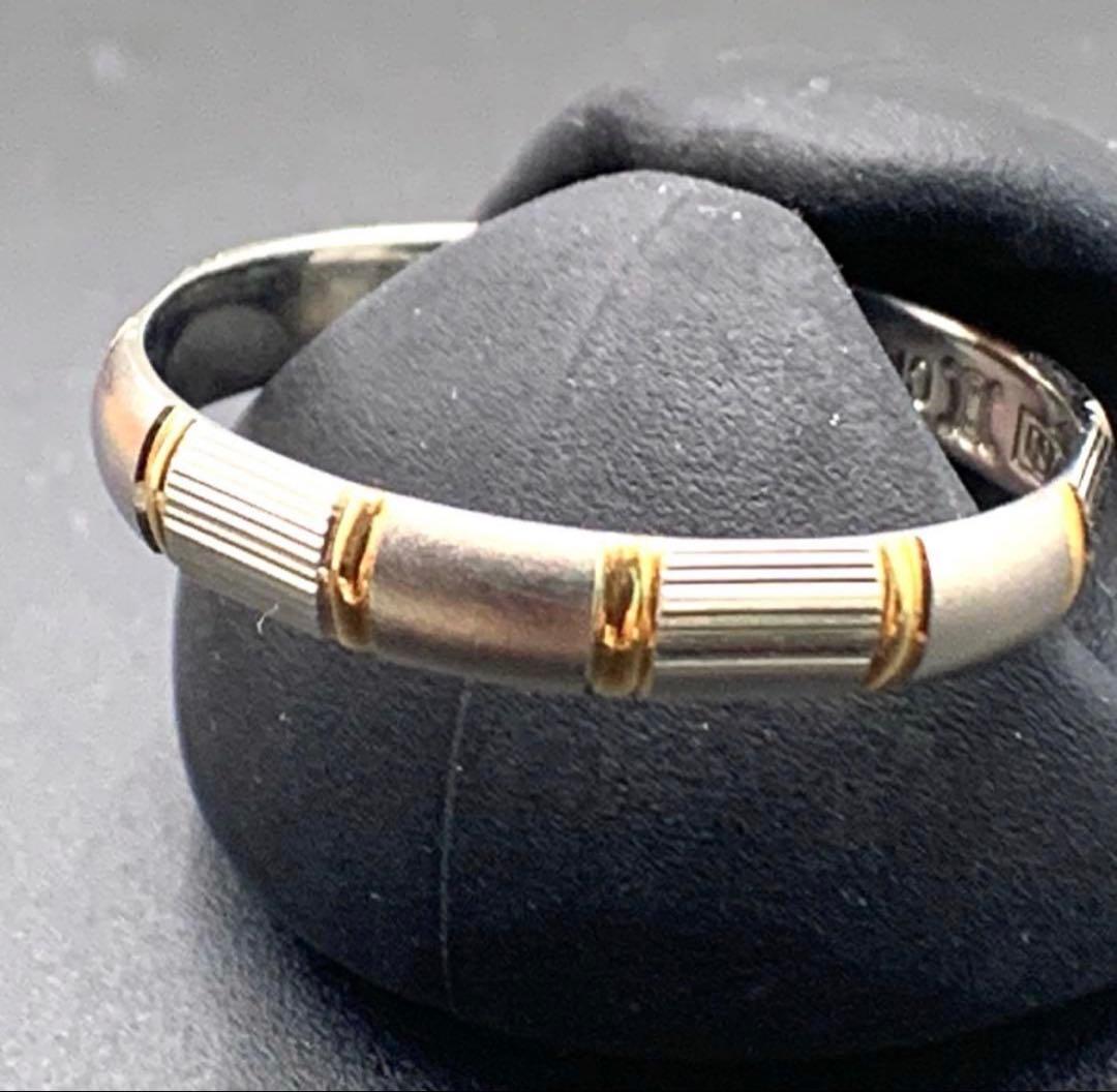 美品✴︎【セリーヌ CELINE 】リング プラチナ　Pt850ジュエリー　19号