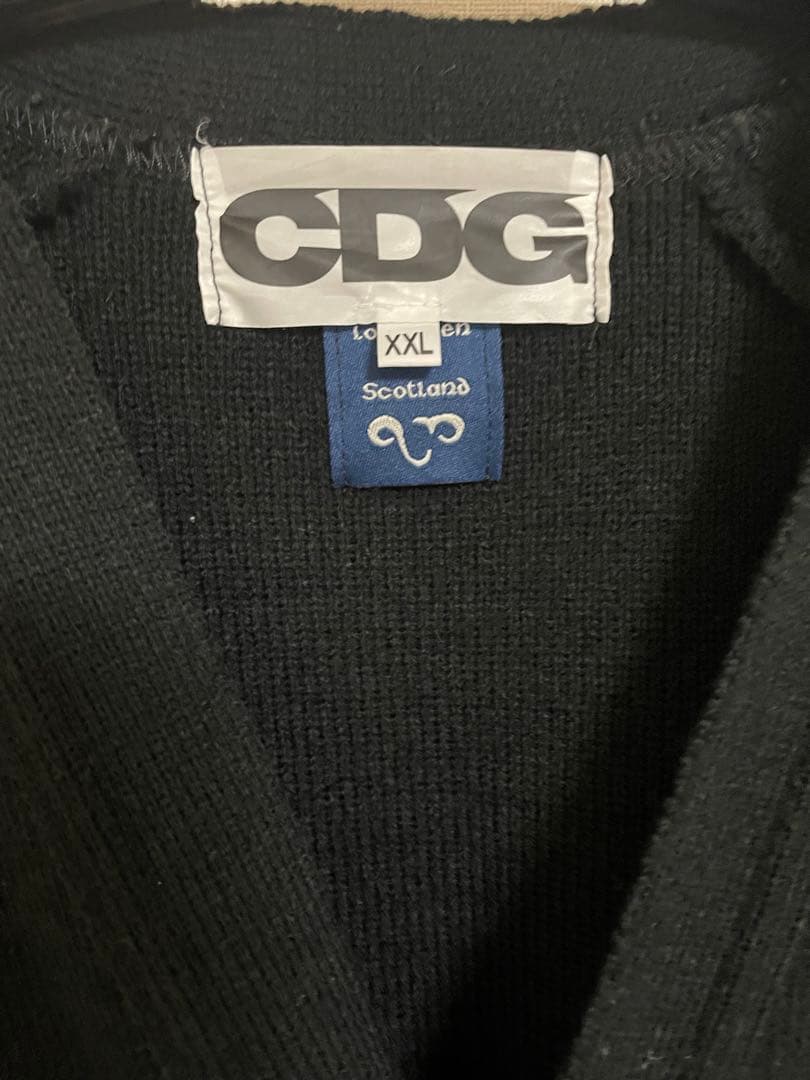 CDGコムデギャルソン　カーディガン　XXL