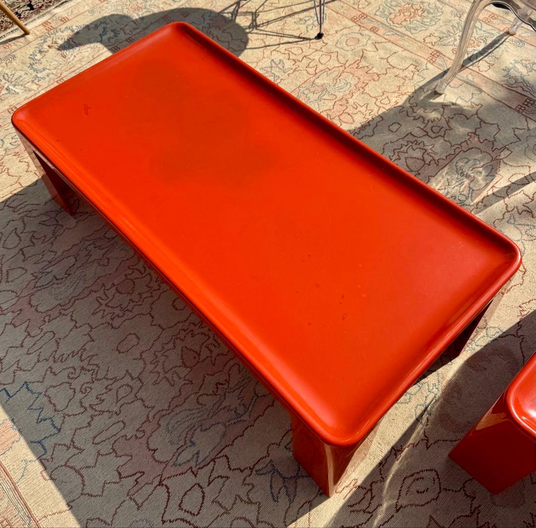 Mario Bellini アマンタ テーブル 赤 B&C Italia