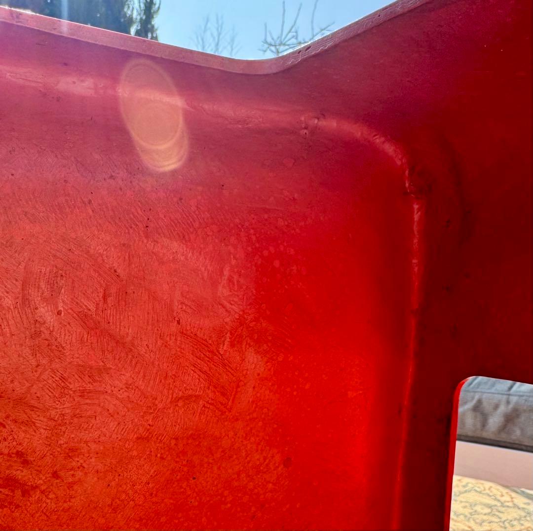 Mario Bellini アマンタ テーブル 赤 B&C Italia