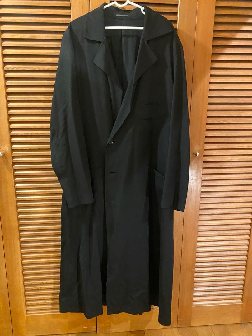 ヨウジヤマモト プールオム YohjiYamamoto ロングコート ブラック