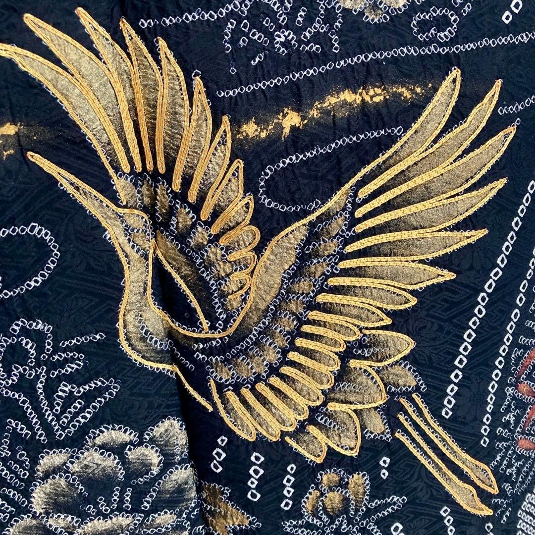 あ です★™️ 総絞り 身丈161 振袖4点セット‼️NO104