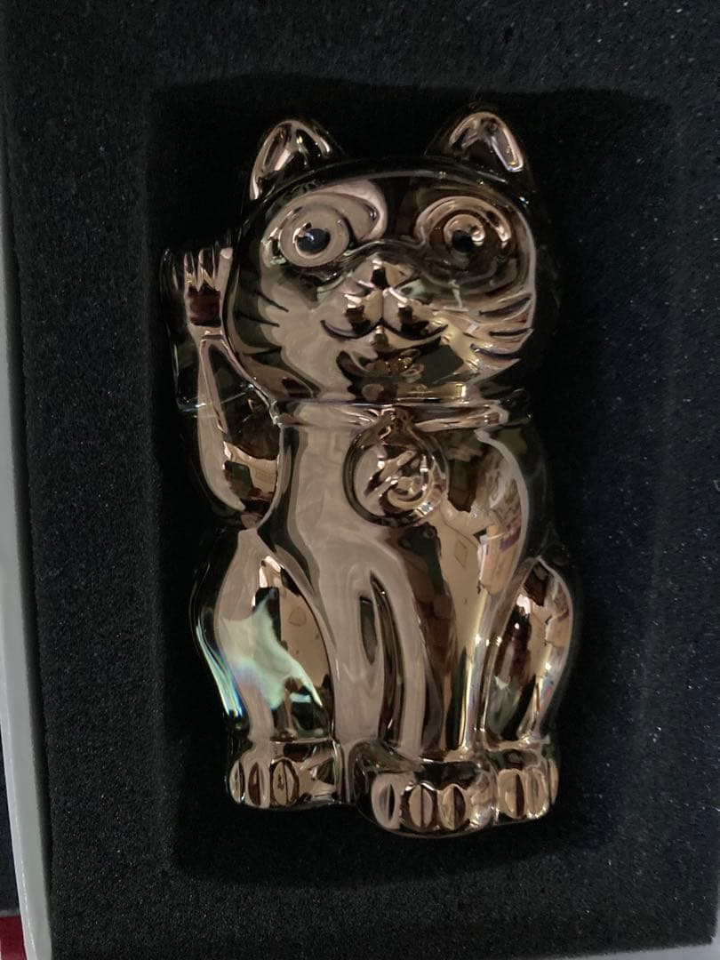 バカラ　まねき猫　ゴールド　ブルー　レッドbaccara