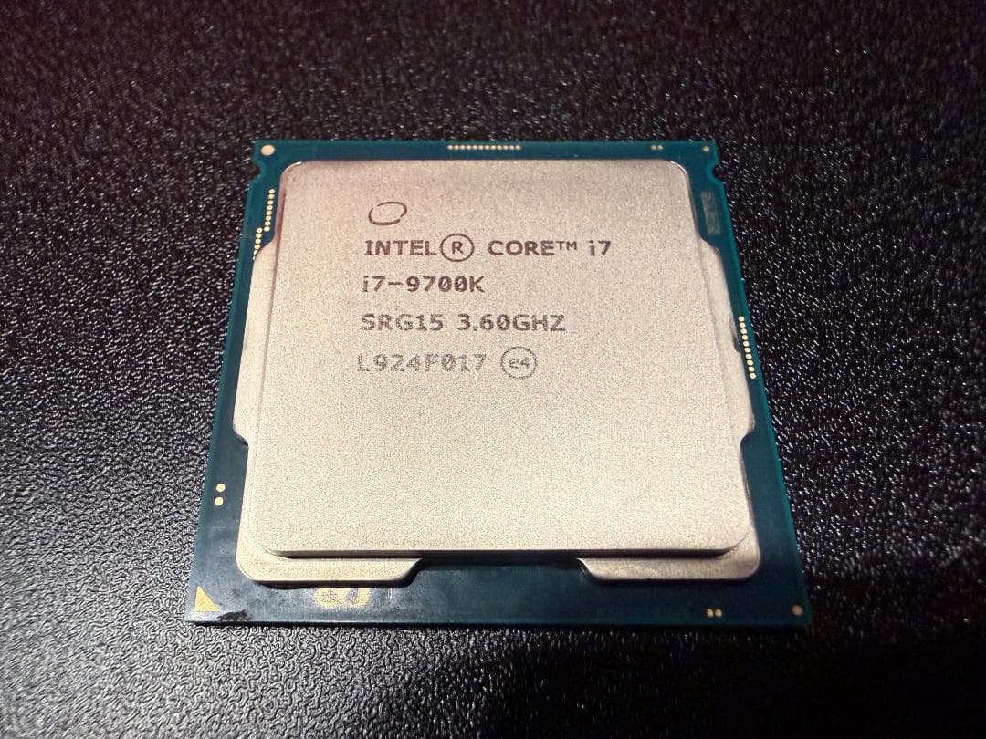 CPU Intel Core i7-9700K CPU 3.60GHz