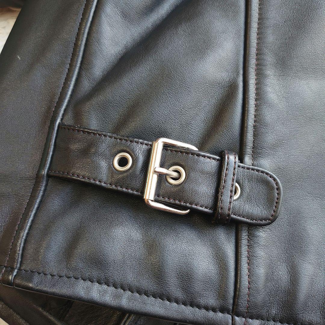 TRICKY トリッキー 牛革 シングルライダース レザージャケット XLサイズ