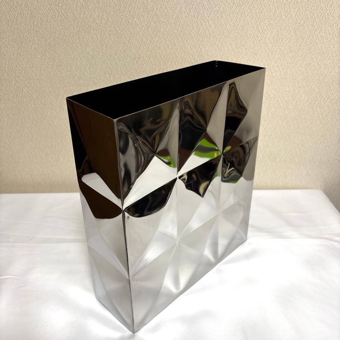 クレイ　ステンレス花器