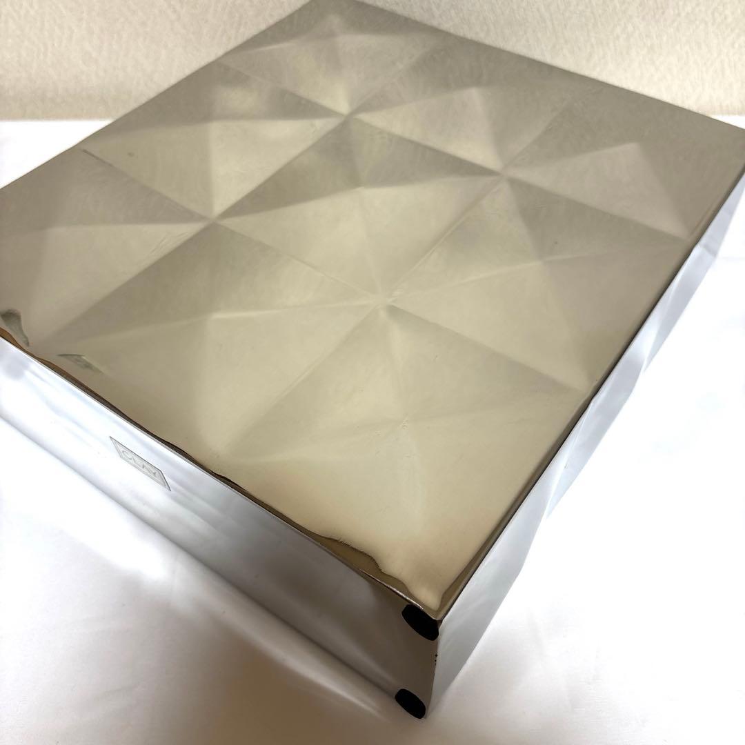 クレイ　ステンレス花器