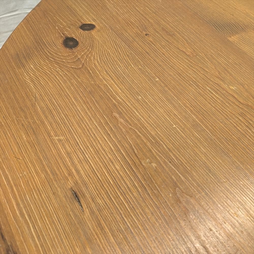 アクタス　パイン材　F1　リビングテーブル　丸テーブル　センターテーブル　座卓