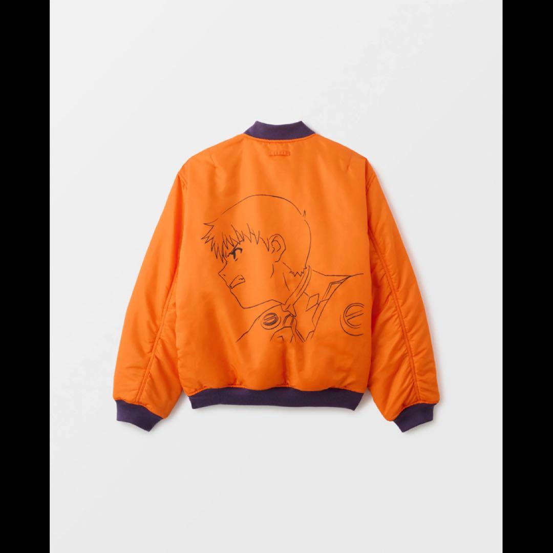 テ*ク様 F.M.C.D.エヴァンゲリオンMA-1ボンバージャケット　Lサイズ