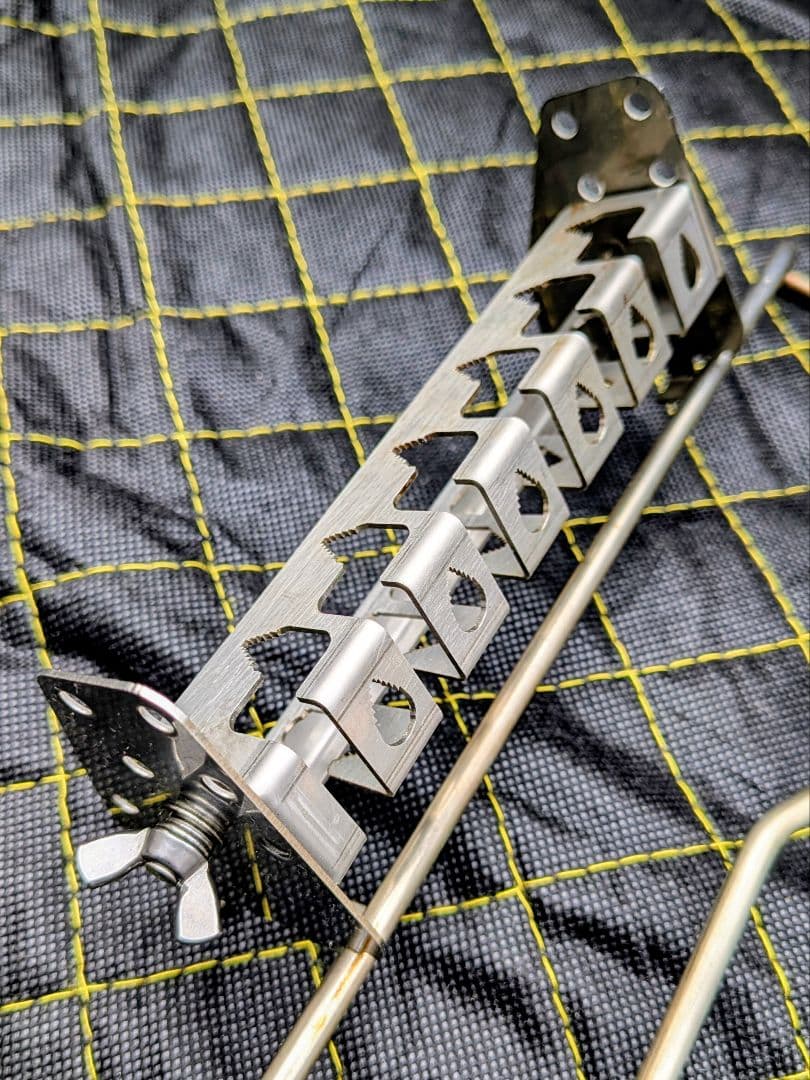 KVASS ステンレス製炭火台 ゼオール鉄板 焼鳥セット ベルモントバッグ入り