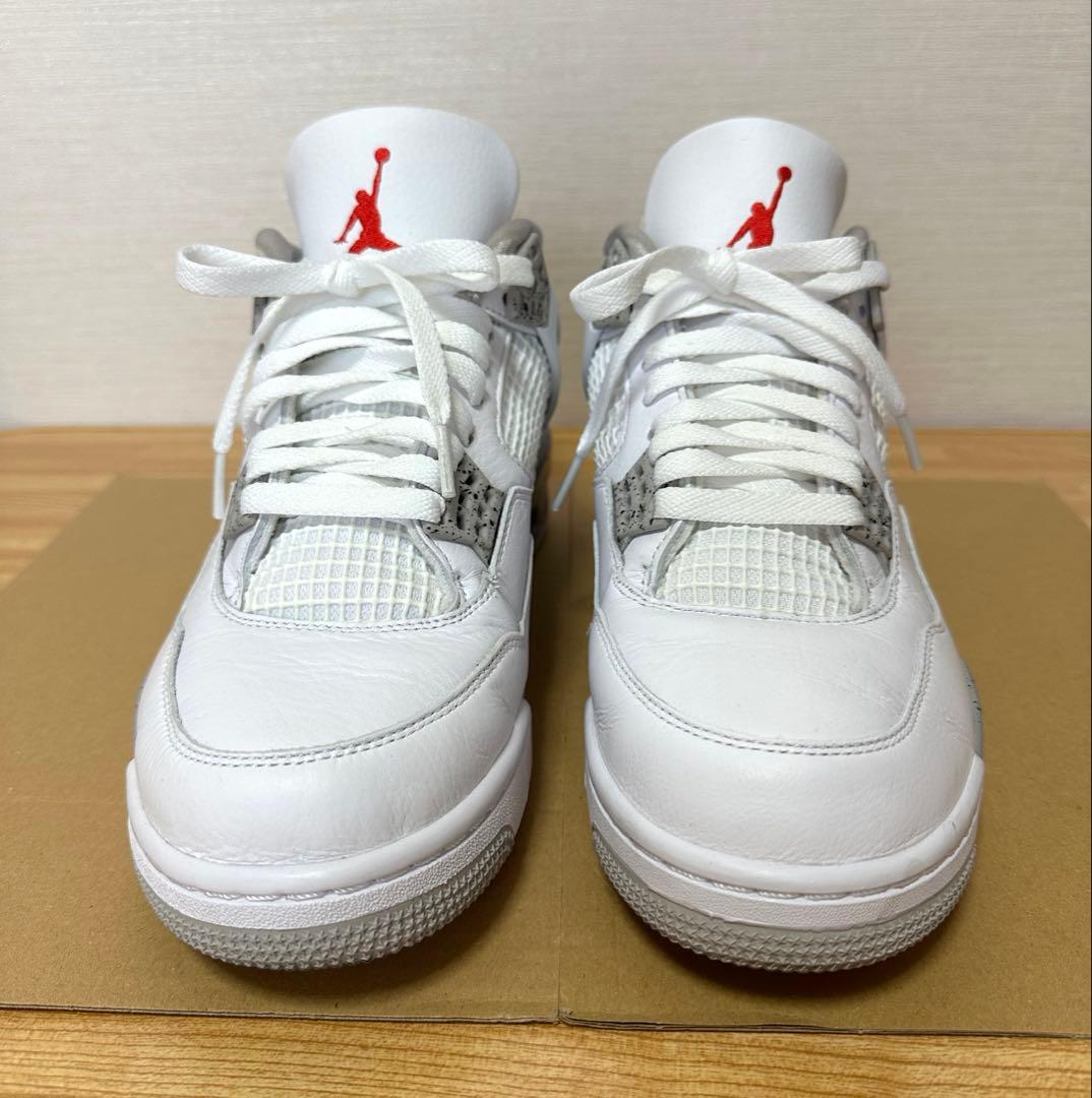 ナイキ　エアジョーダン4 レトロ　テックホワイト
